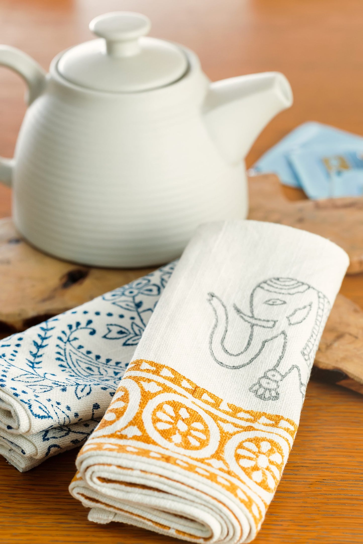 Signature Tea Towel - Butah in Blue