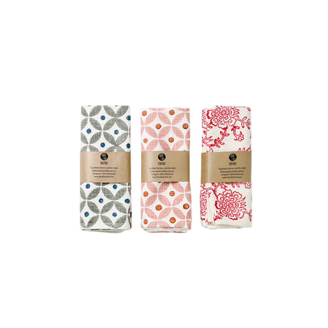 Gulbahar and Dots & Petals (set of 3)