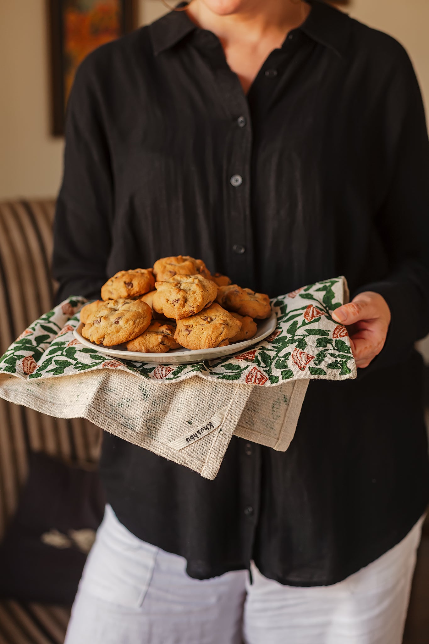 Signature Tea Towel - Palash (Flame of the Forest)